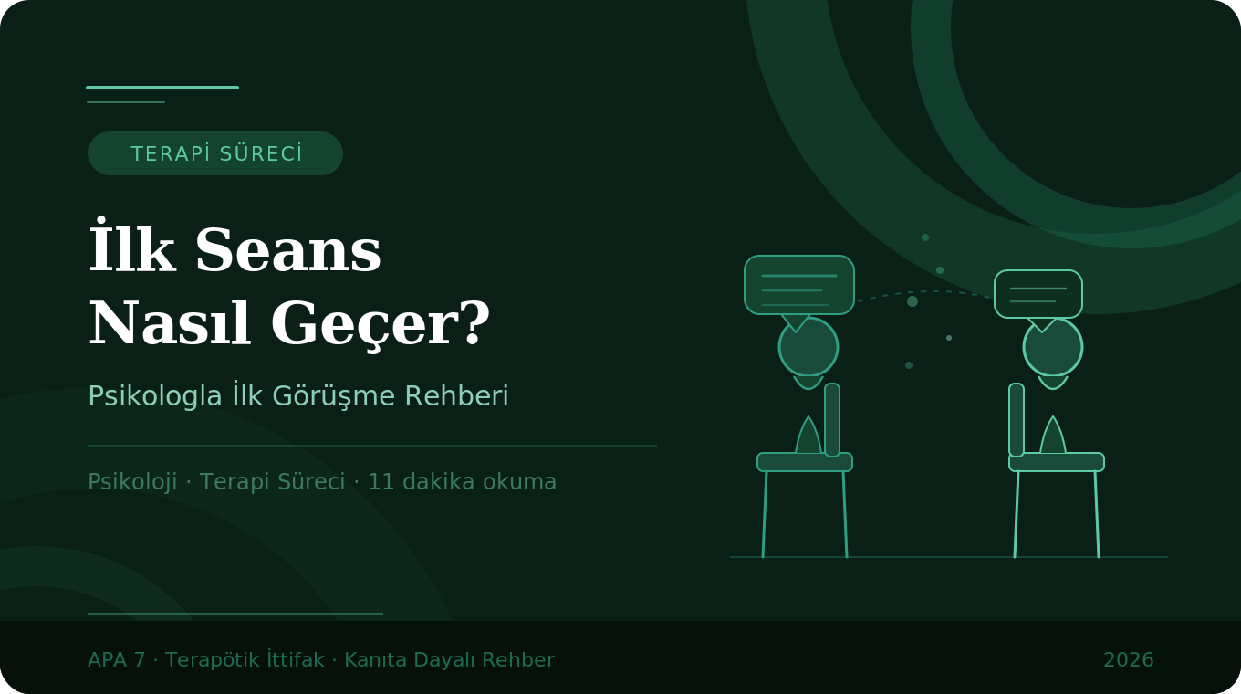 İlk Seans Nasıl Geçer? Psikologla İlk Görüşme Rehberi